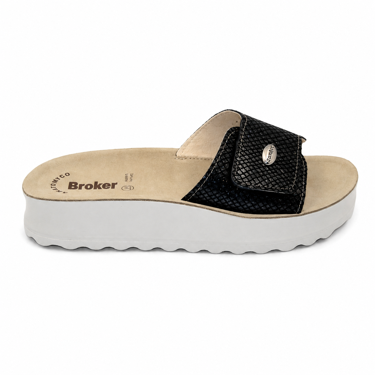 Ανατομικά Σανδάλια Γυναικεία Broker–Ζ 1051 26ΜΑΥΡΟ - Image 2